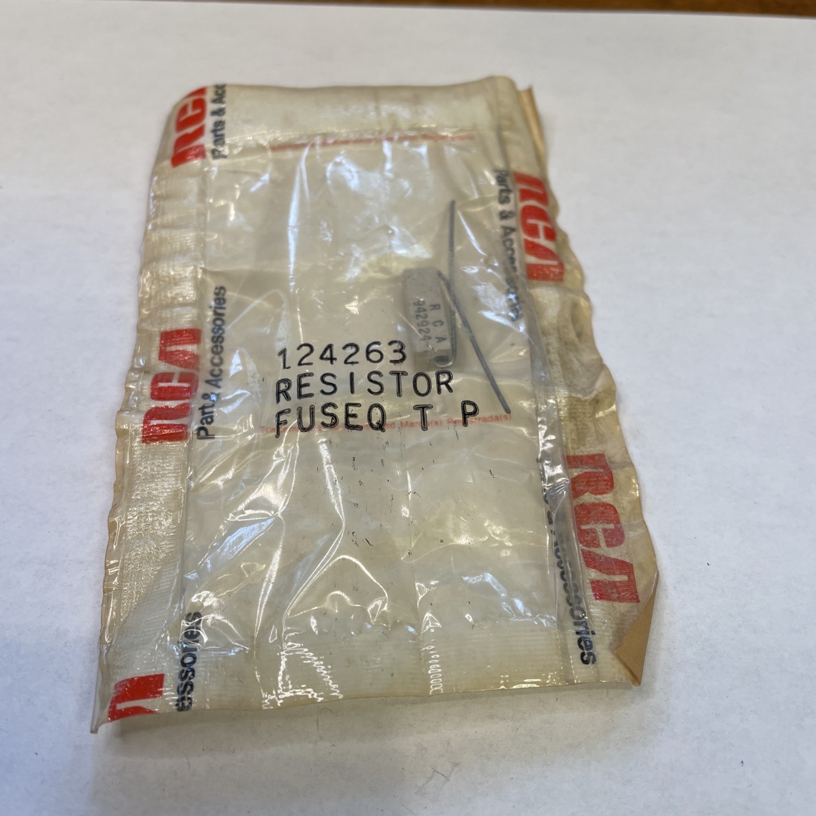 Vintage RCA Part # 124263 Fuse Resistor New Old Stock
