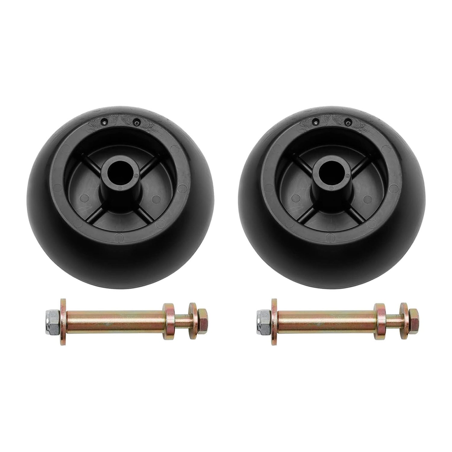 2Pcs Mower Deck Wheels Kit Fits Kubota Anti Scalp Wheel K5351-42110 K5371-42110