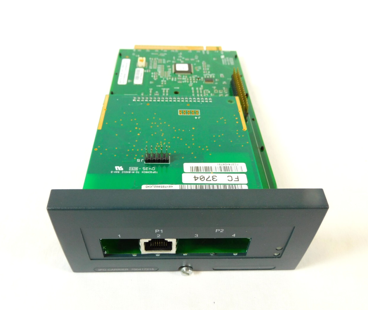Avaya 700417215 IPO 500 Legacy Card Carrier with PBA1 PRI T1 X FC3704