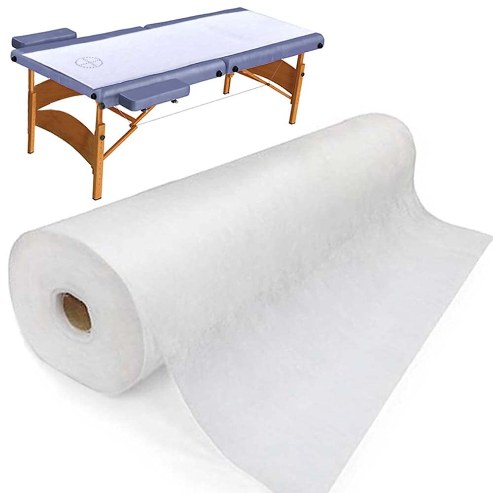 PandaSpa Disposable Non Woven Bed Sheet Roll 30 gsm Precut Hole Massage Table