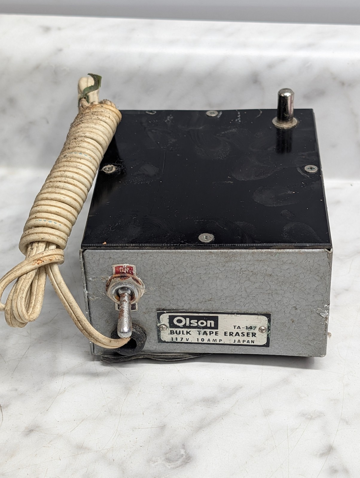 Olson TA-14 Bulk Tape Eraser 117V 10A Japan Vintage Audio Magnetic Vintage