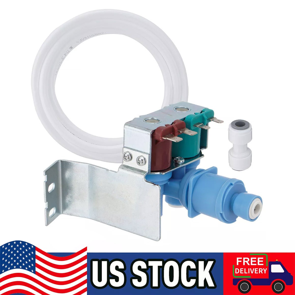 IMV708 For W10408179 Whirlpool Kitchenaid Kenmore Refrigerator Water Valve US