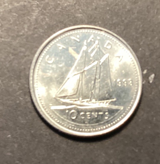 CANADA 10 CENTS COIN 1993 - CIRCULATED