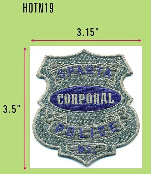 IN THE HEAT OF THE NIGHT - SPARTA CORPORAL SHIELD PATCH - HOTN19