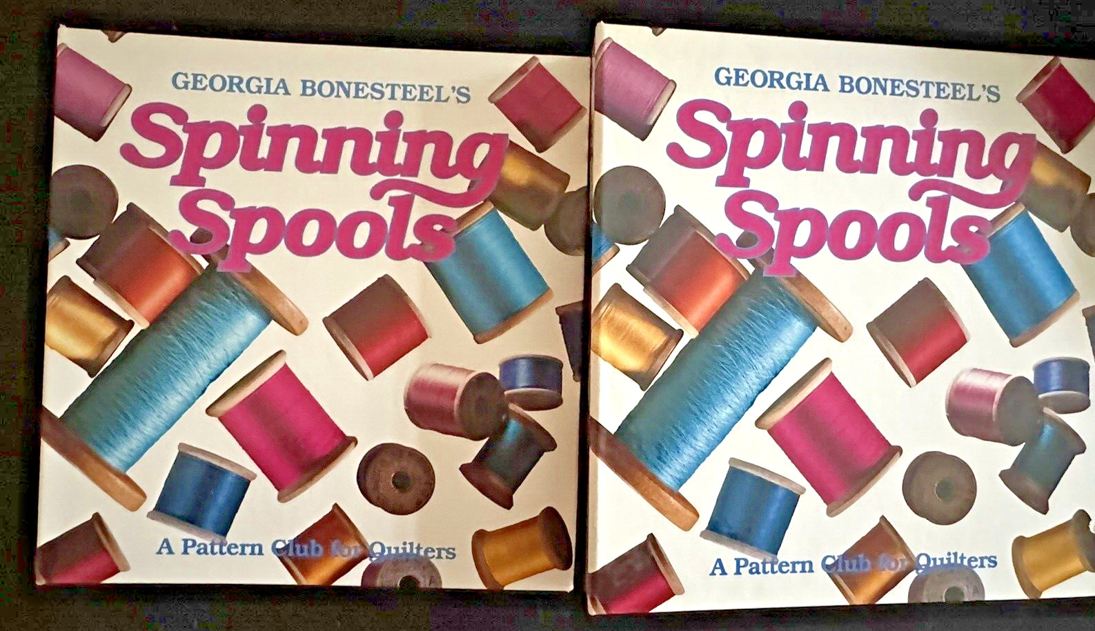 Set 2 SPINNING SPOOLS BINDER Quilt Patterns Complete Georgia Bonesteel Vols 1&2
