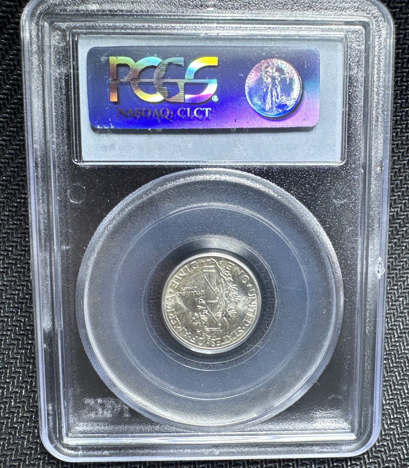 GEM++ BU 1944-D Mercury Dime PCGS MS67FB Full Split Bands! Pleasing Toning