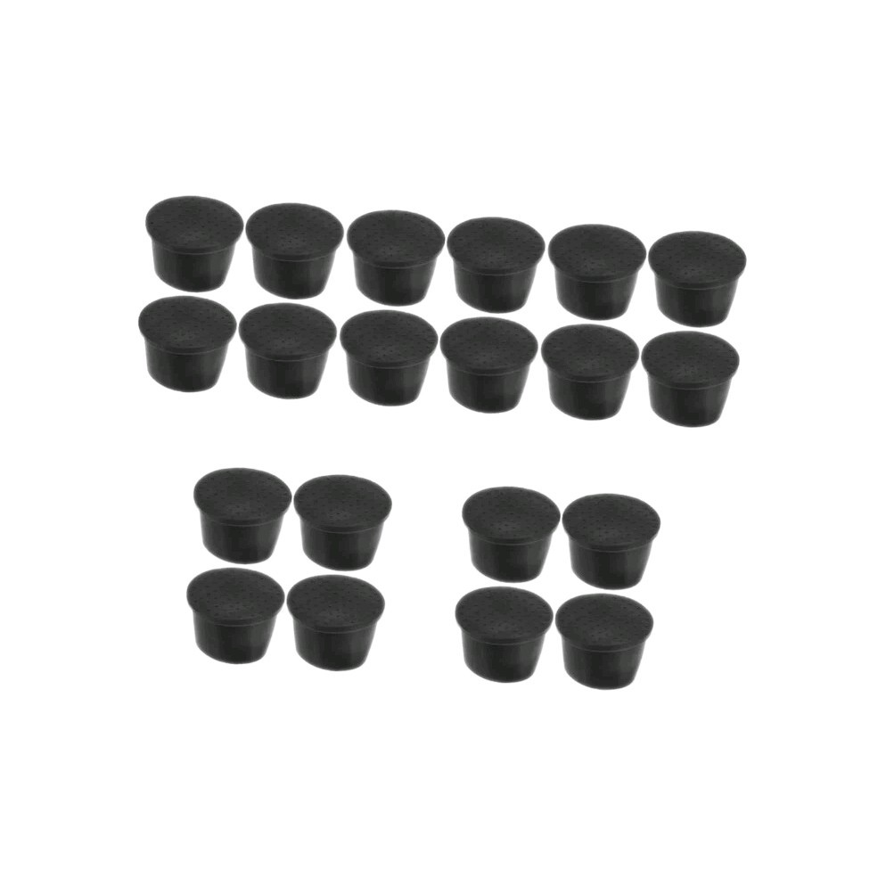 2" Leg Caps Large Chair Non-Marking Rubber Chair Leg Floor Protectors Set Of 20