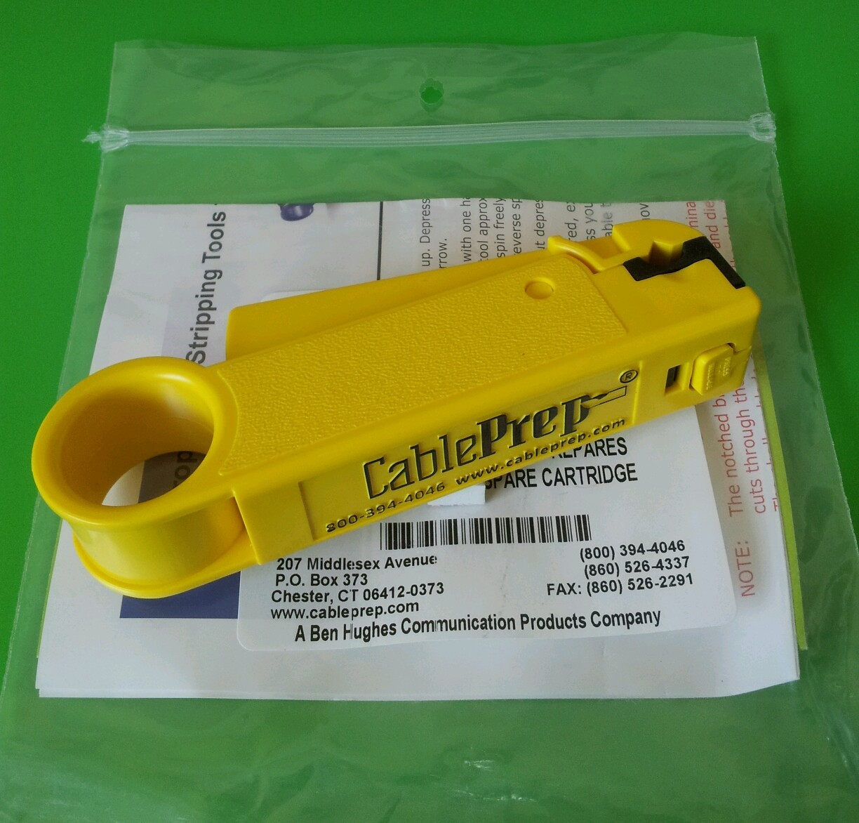 (NEW) Cable Prep CPT-6590 6 & 59 Cable Stripper Only (Without Spare Cartridge)
