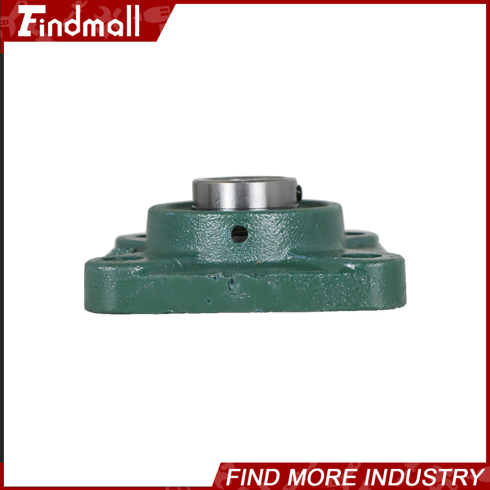 4 PCS UCF205-16 Solid Base Pillow Block Flange Bearing 1" Bore 4 Bolt
