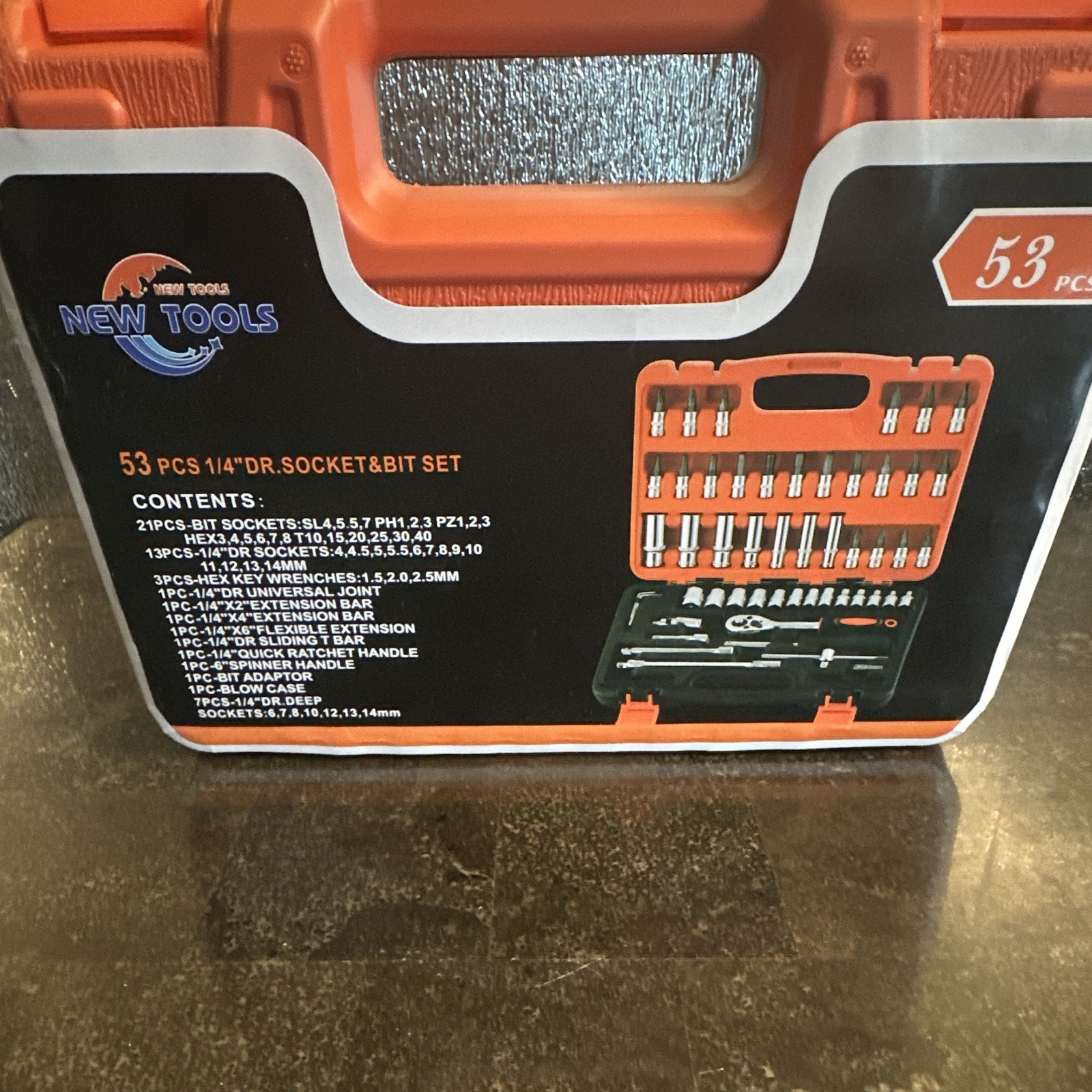 NEW 53 Piece Socket Set/Mechanical Torque Wrench/lithium Ratchet Wrench Bundle