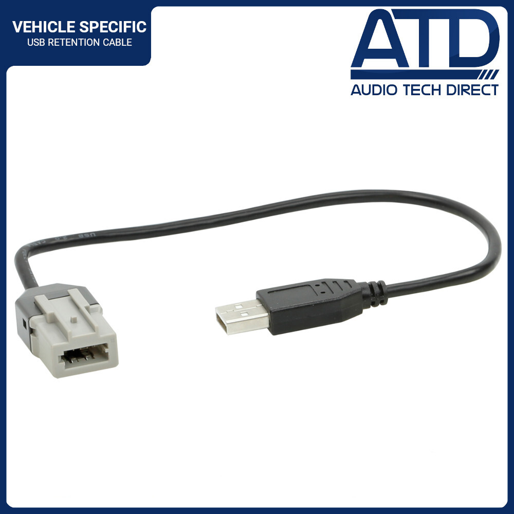 USB Retention Cable For Citroen C3 C4 Picasso C5 C6 C8 DS3 DS4 OEM Adapter Plug