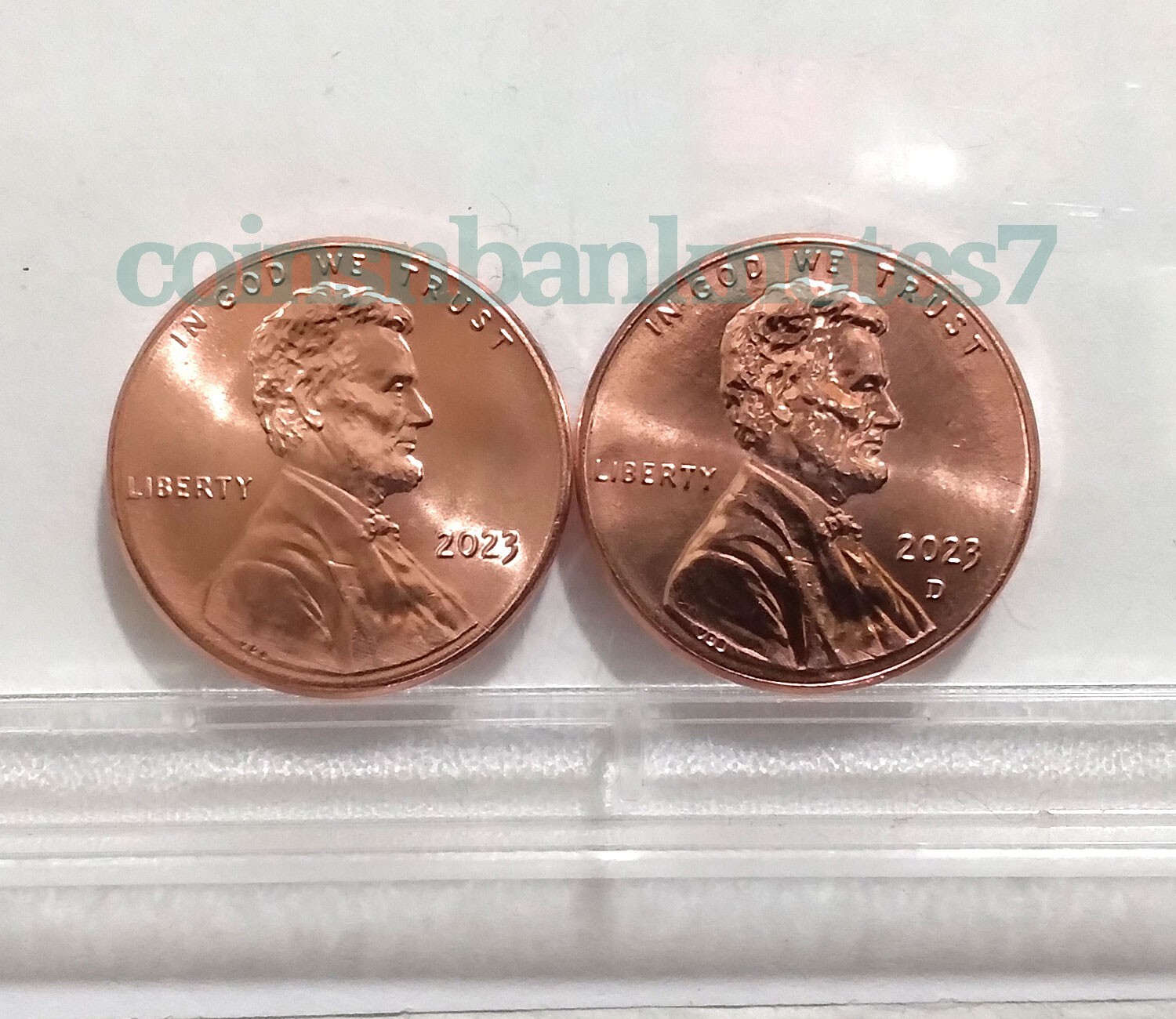 🎀 2023-D & P Lincoln Cent BU Set from Rolls / Same Day Shipping!