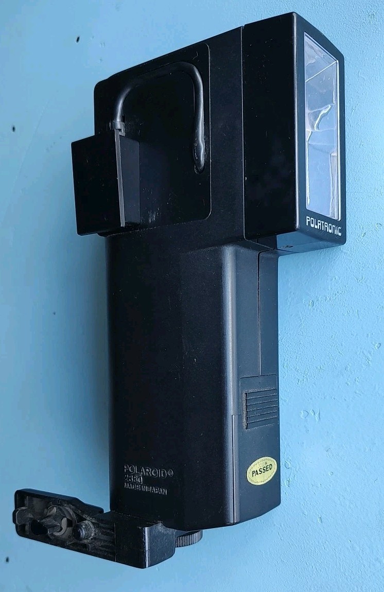 Polaroid Polatronic Flash 2350 Flash Director Mount Set Parts or Repair Untested