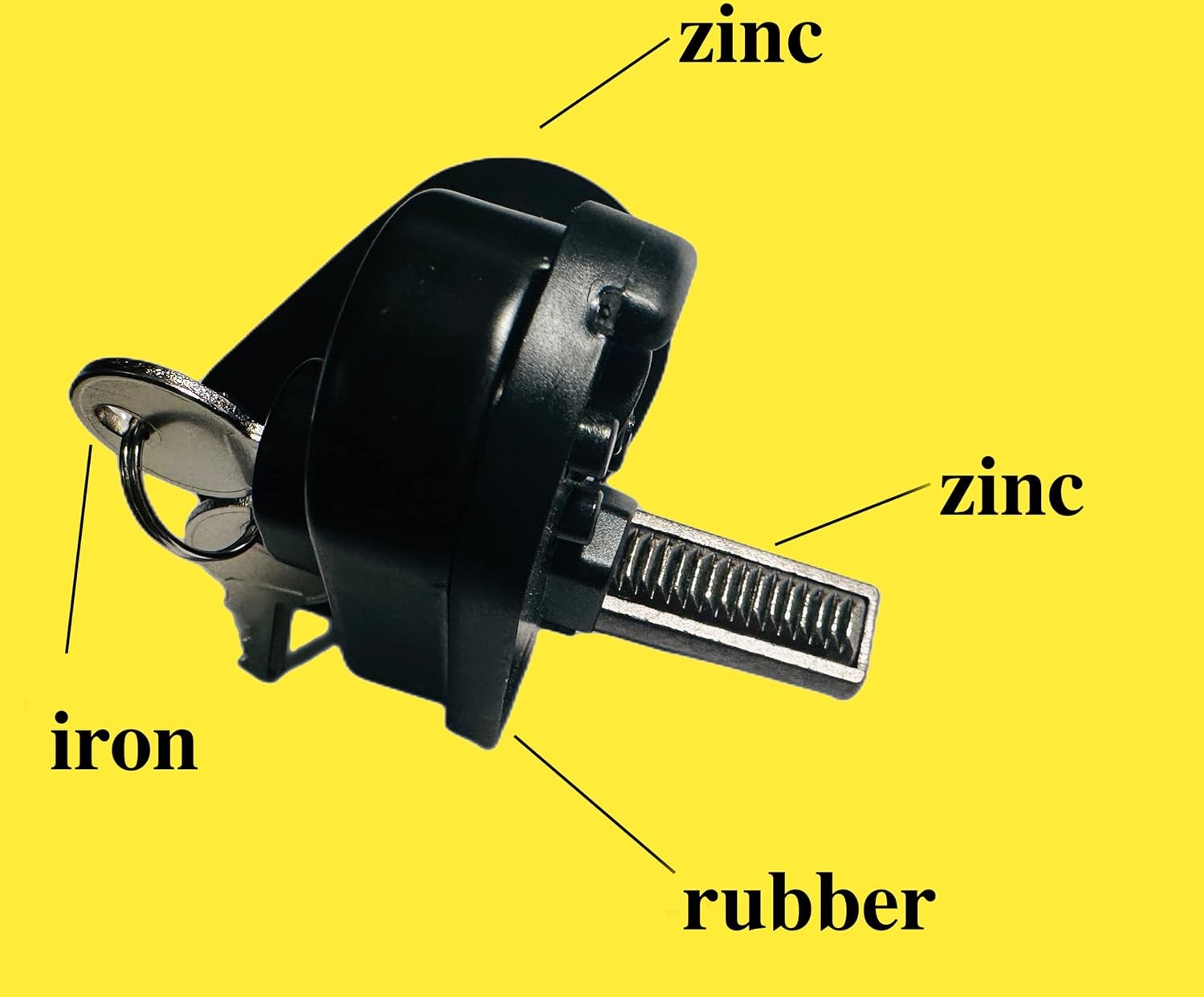 Gun Trigger Lock with Keys, Keyed Alike Universal Trigger Gun Locks Easy-Carry 1