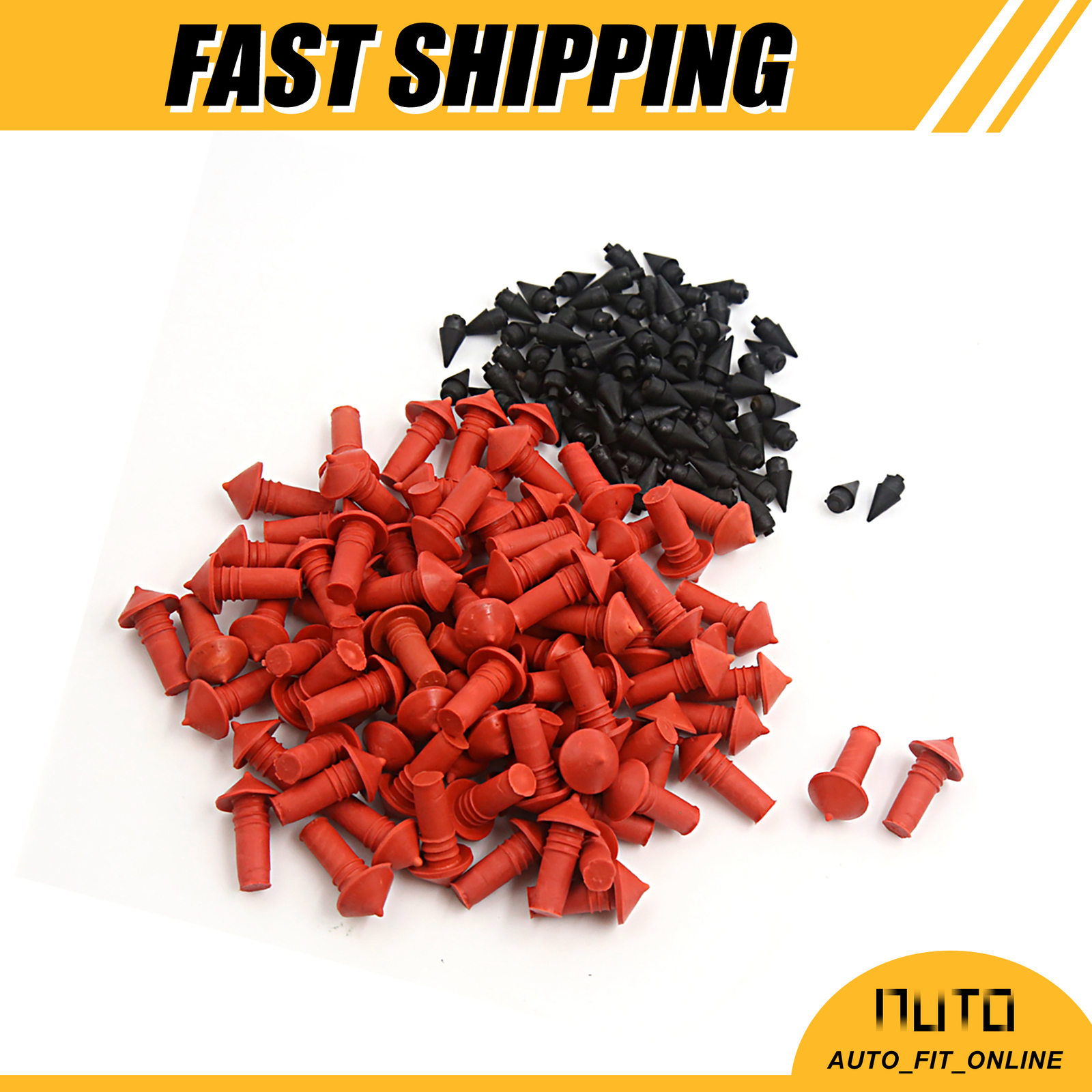 ONE HUNDRED SEVENTY Car Mushroom Shaped Car Tire Repair Insert Plugs Kit 7mm