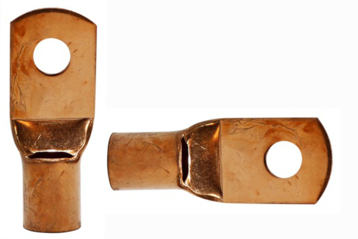 Pipemen's Installation Solution 0g Copper Ring Tongue Terminal 1/4" IS-PTRC-0-8