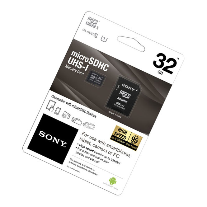 Sony 32G micro V10 4K Ultra HD best SD card for PJ675 PJ670 PJ540 PJ275 cam