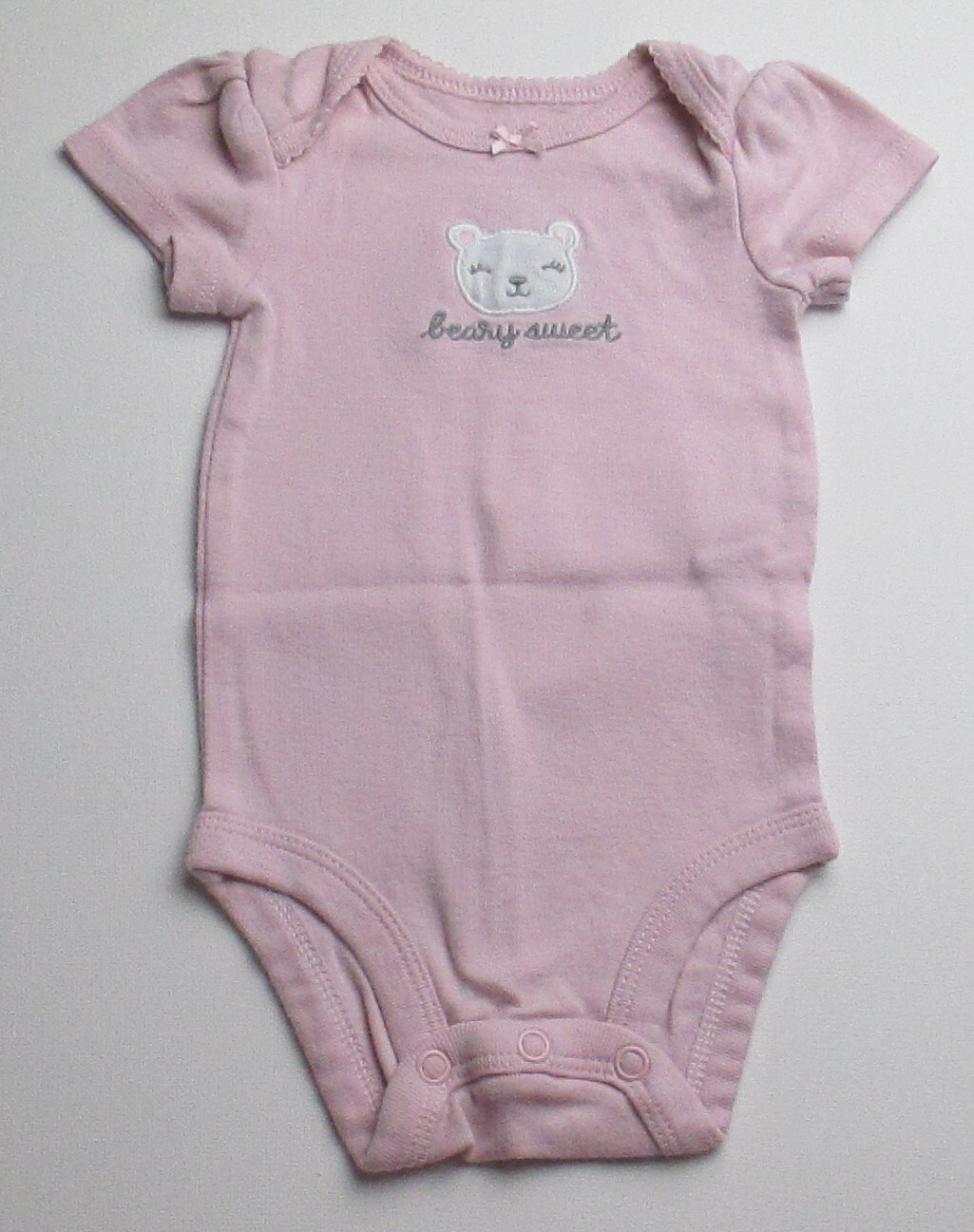 Infant Baby Girls 3 Months Carter's Beary Sweet Bear Shirt