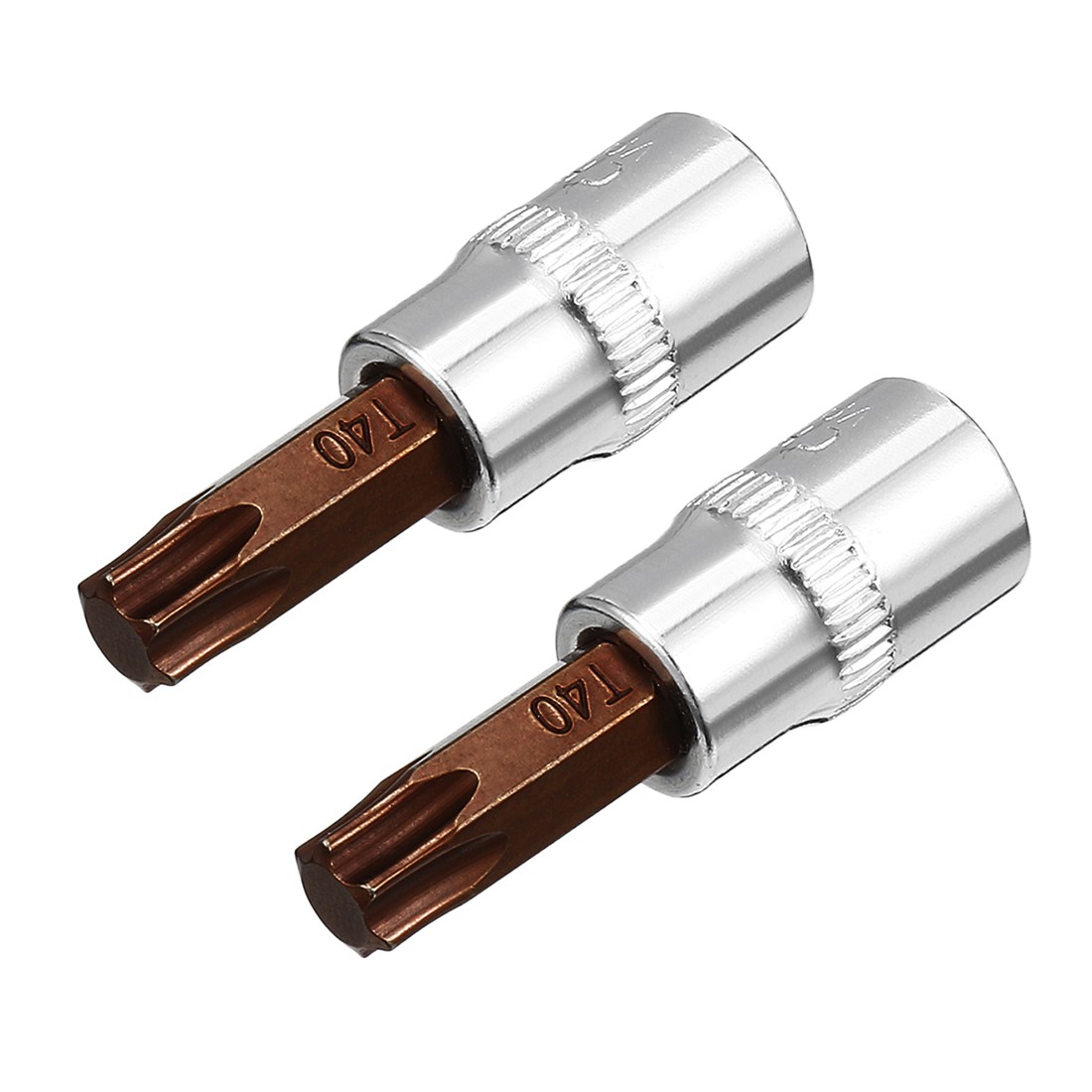 2pcs 1/4" Drive x T40 Torx Bit Socket S2 Steel Bits CR-V Sockets 1.5" Length