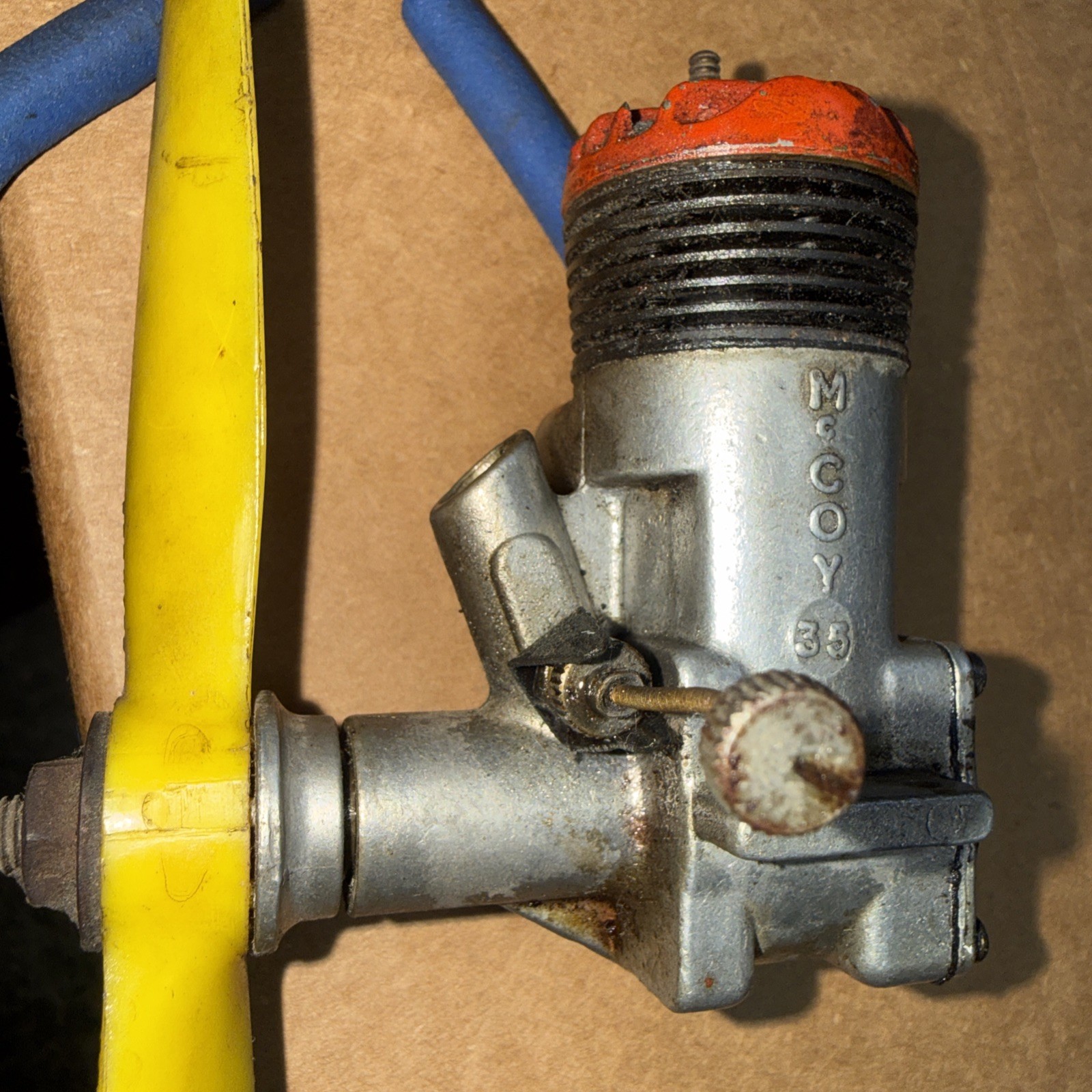 McCoy 35 Redhead CL model airplane engine Has Nice Pop To It As Shown