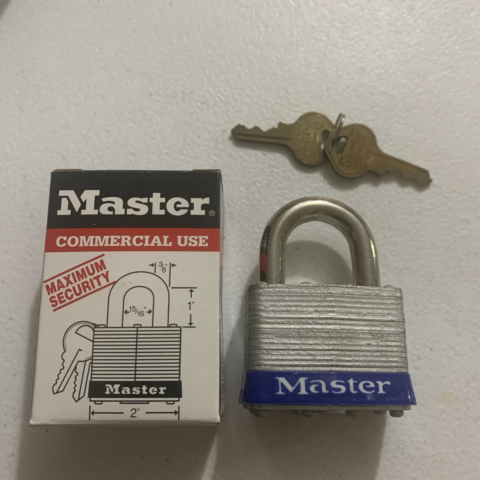 Master Lock #5 Padlock with Keys