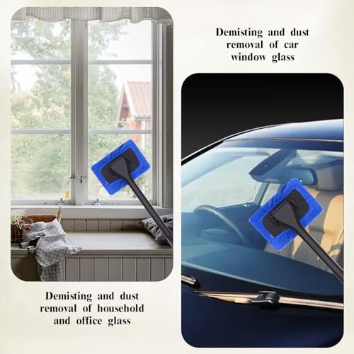 Car Window Cleaner, Car Windshield Cleaner Tool, Windshield Cleaner Dark blue