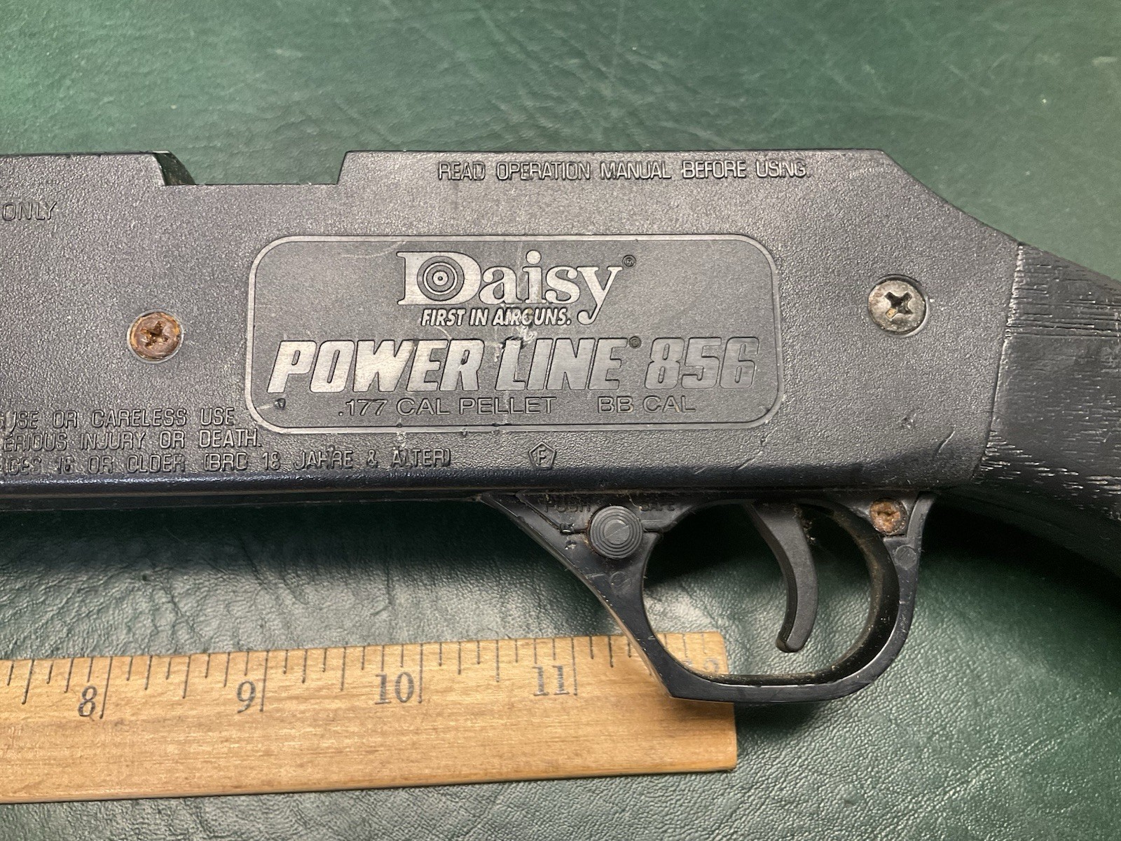 Vintage DAISY "EAGLE" Powerline 856 Pellet BB Gun .177 CAL ~ Works