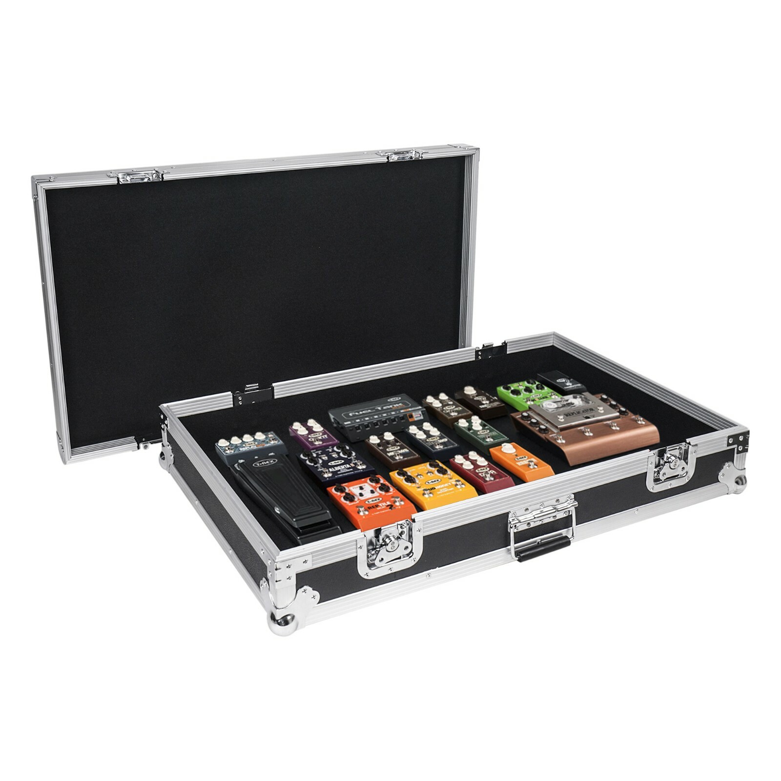 OPEN BOX:Sound Town Pedalboard ATA Road Case, 32.7” x 19” (STRC-PD2-R)