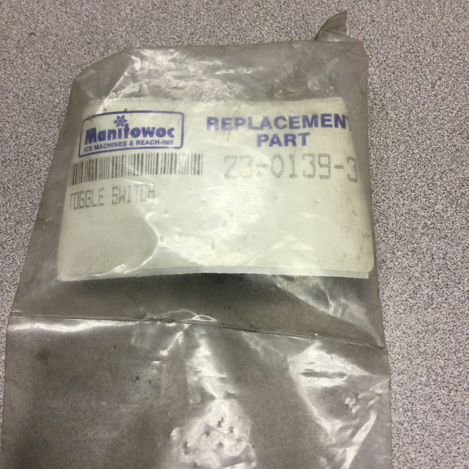 Manitowoc Ice Unit Toggle Switch P/n 23-0139-3