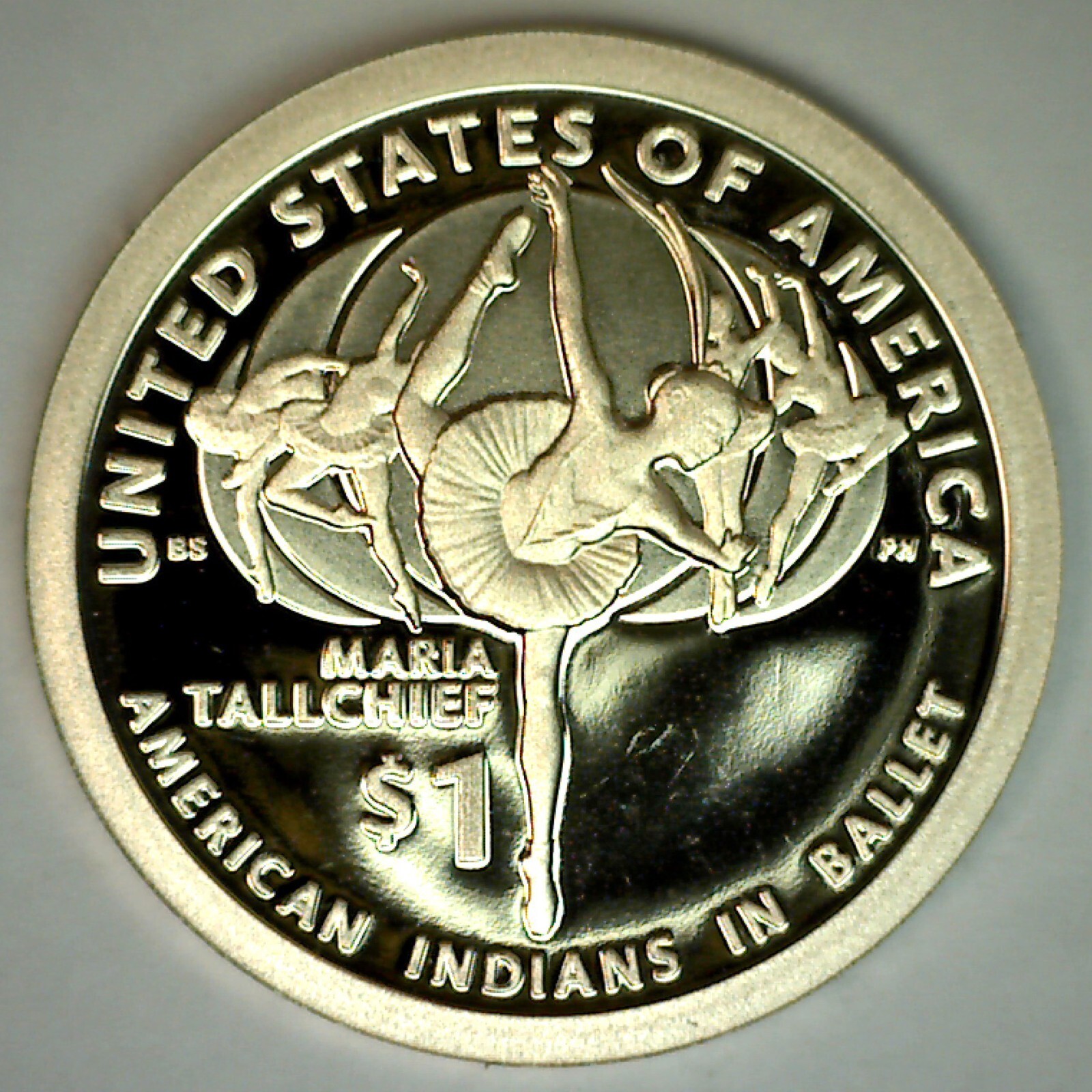 2023 S Sacagawea Proof Dollar Ballerina $1 Native American Coin Maria Tallchief