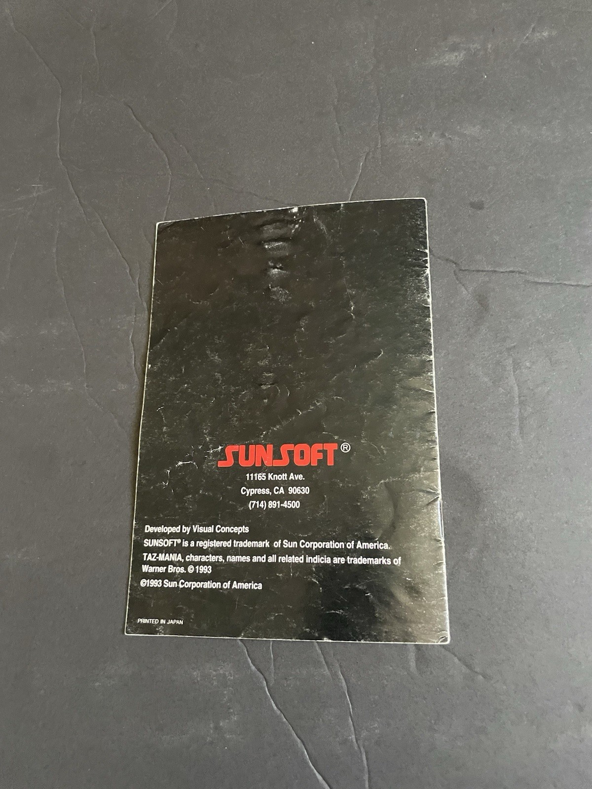 taz mania snes Manual