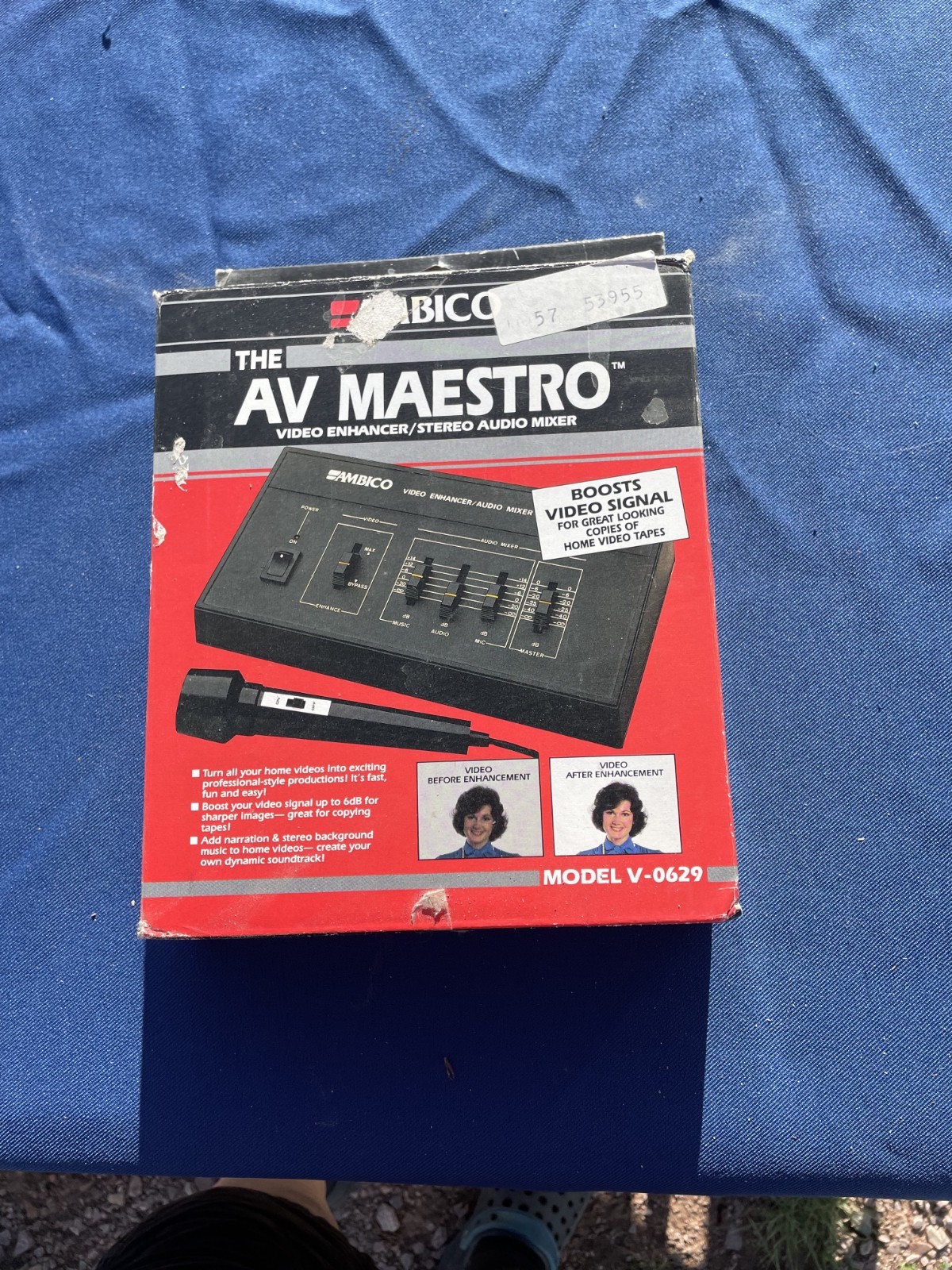 Ambico "The AV Maestro" Model V-0629 Video Enhancer /Stereo Audio Mixer In Box