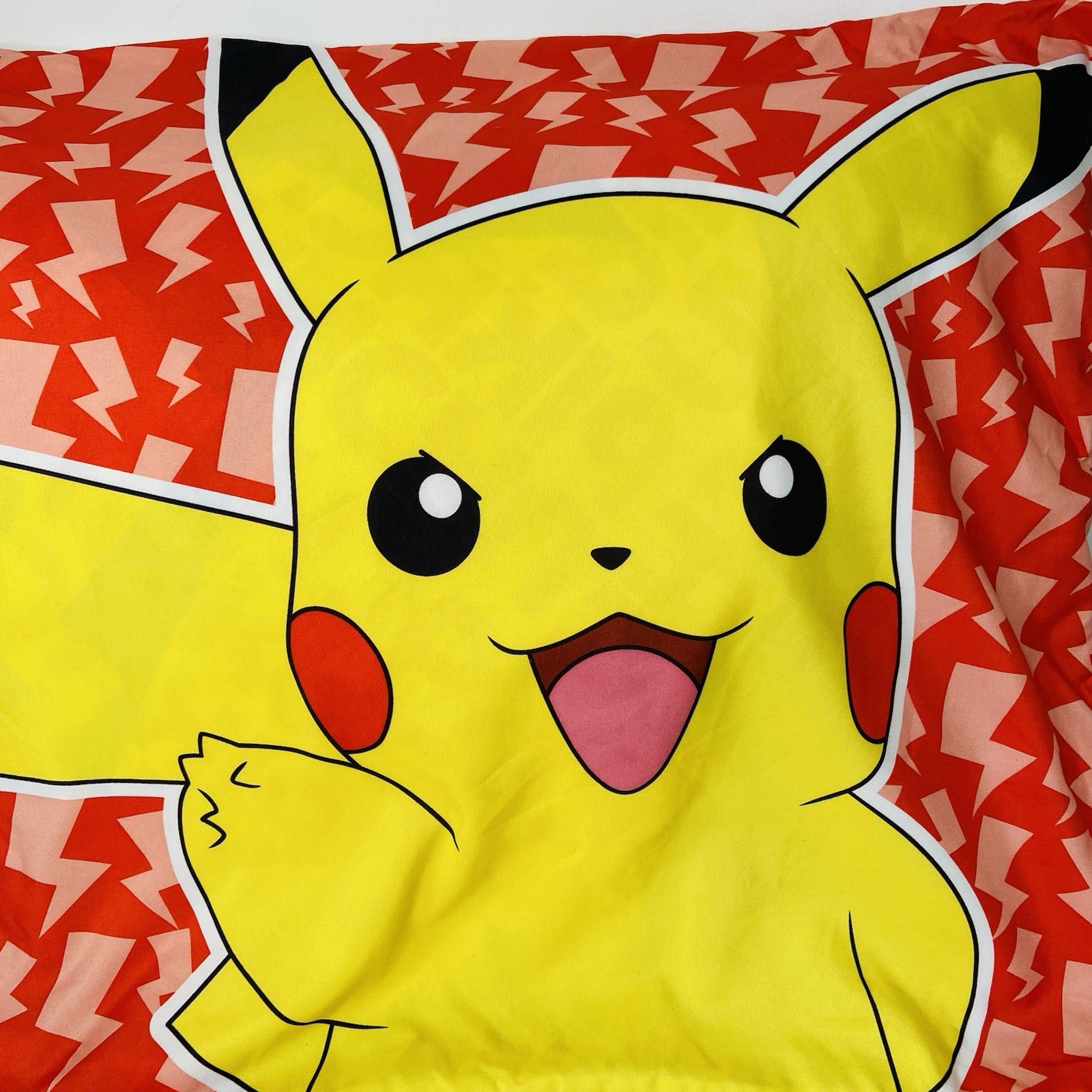 Pokemon Pikachu Standard Pillowcase Vivid Red Yellow/blue Anime TV Show 2017