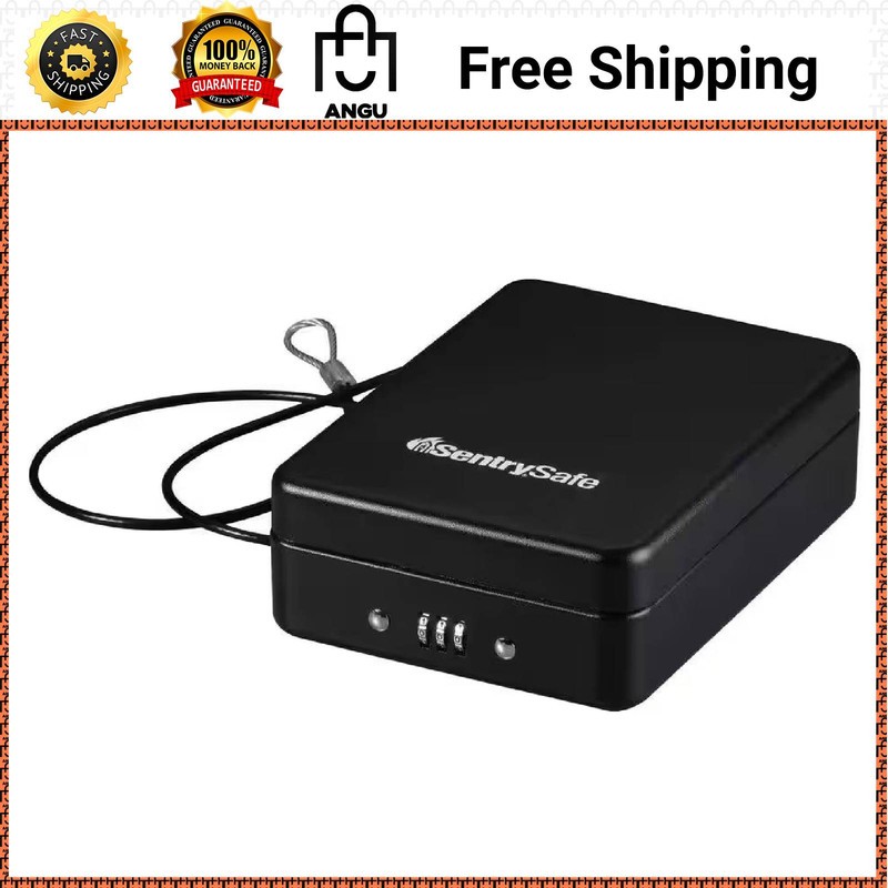 SentrySafe P005C 0.05 cu ft Portable Combination Safe Box Home Security