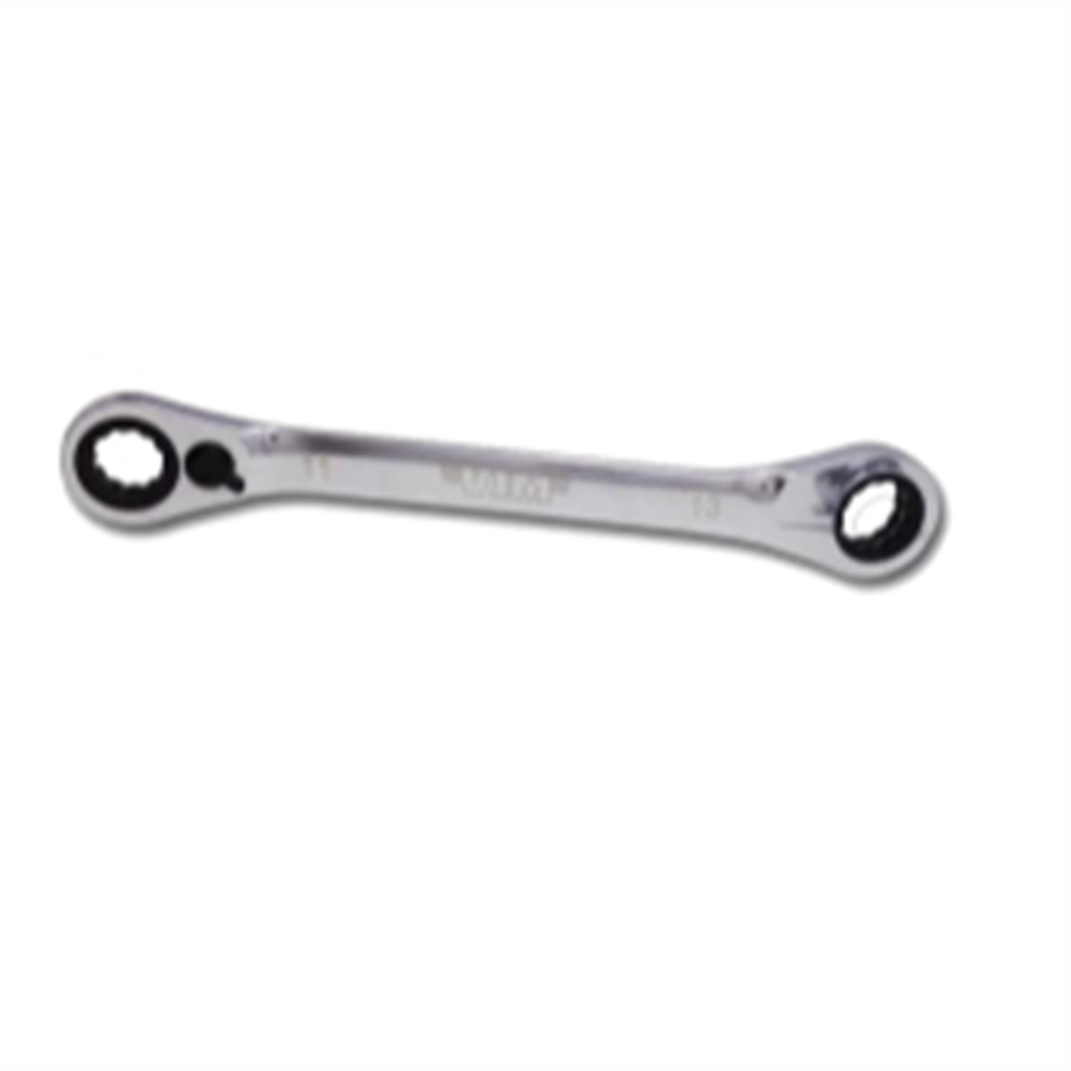 VIM Tools Dual Drive Ratchet 11 mm X 13 mm - F/R Offset Double Box, 72 Teeth