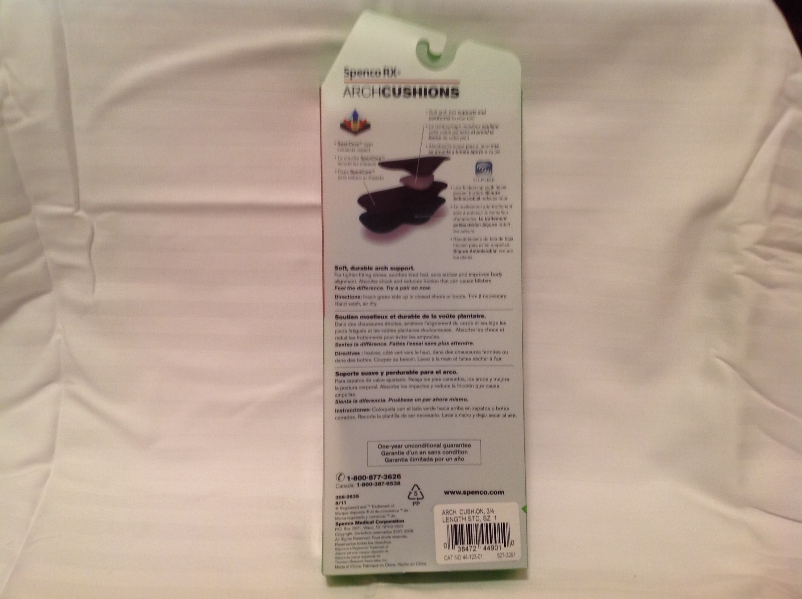 Spenco RX Arch Cushions 3/4 Length #1 (1 Pair )