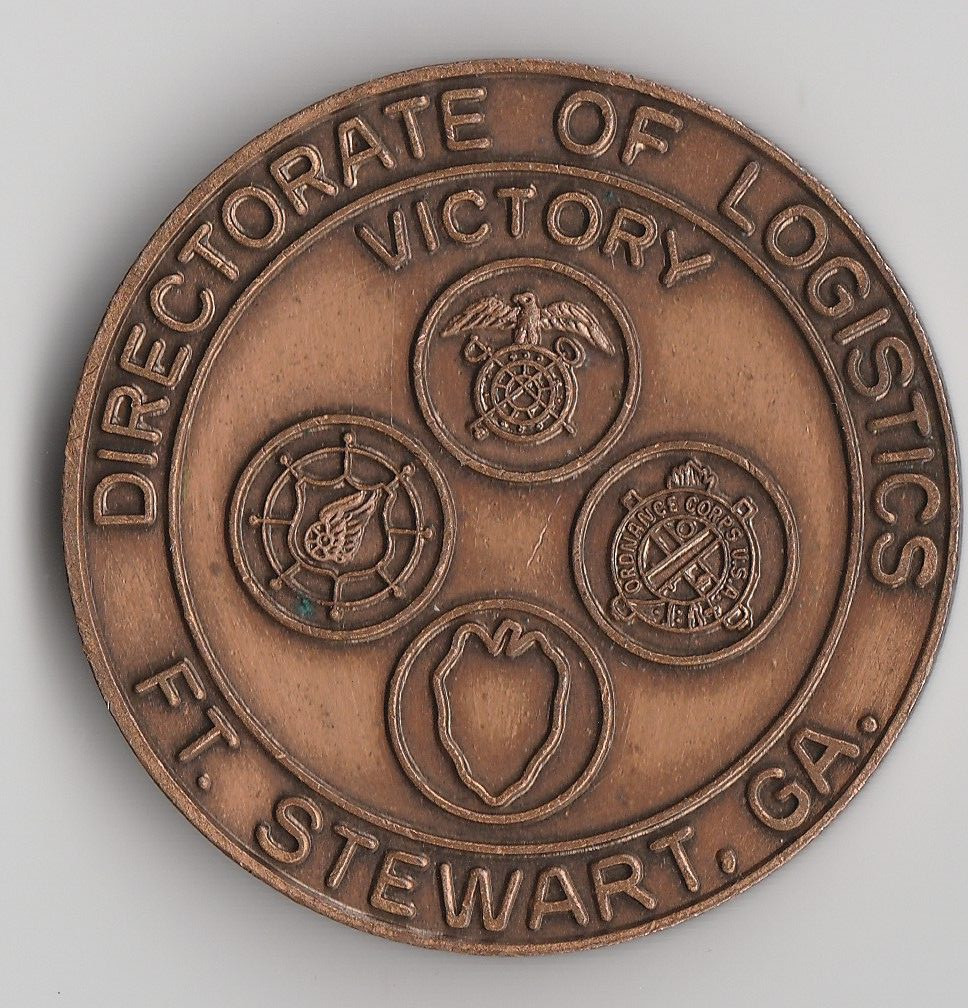 Ft Stewart GA Directorate of Logistics Coin 1.5 " DIA C-1