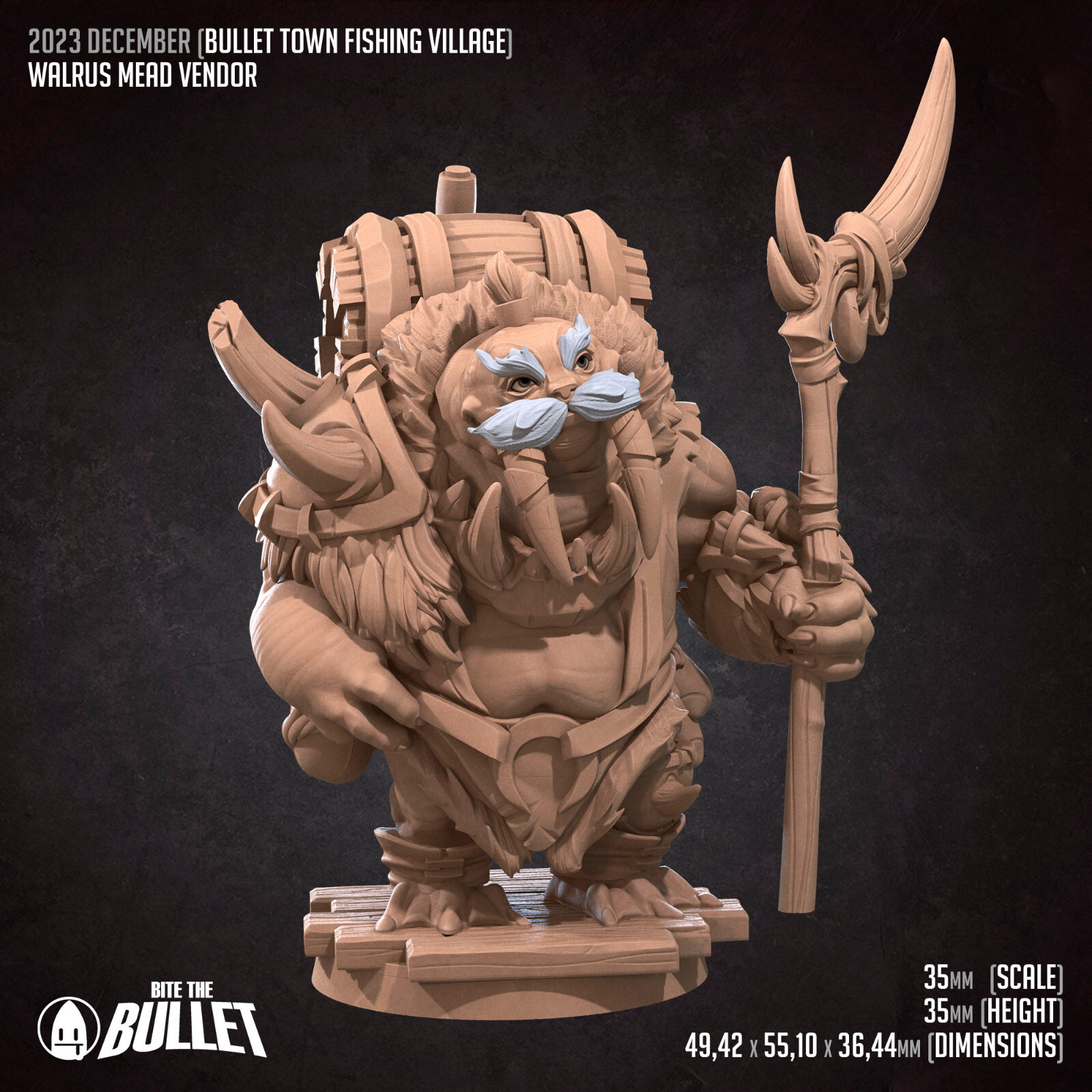 Walrus Hero - Figher / Monk - Bite the Bullet - Dungeons and Dragons