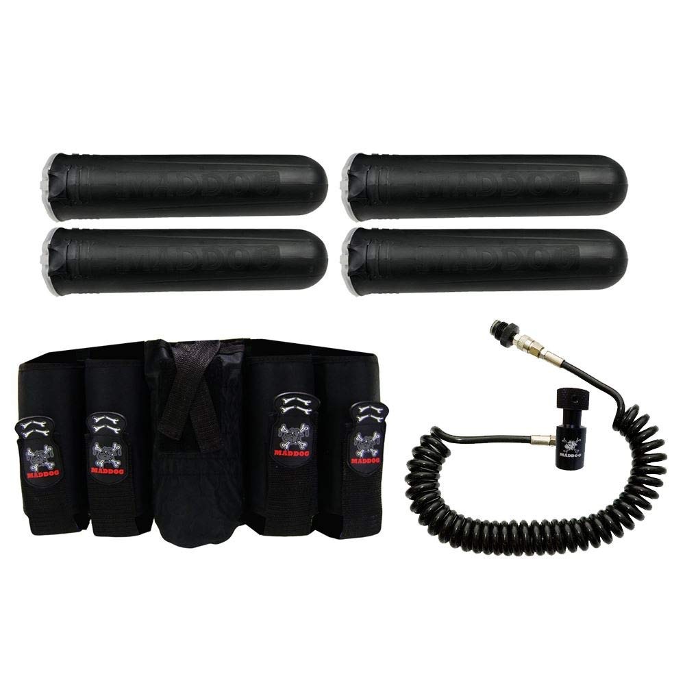 Maddog 41 Vertical Paintball Harness Pod Pack 4 Paintball Pods And Quick