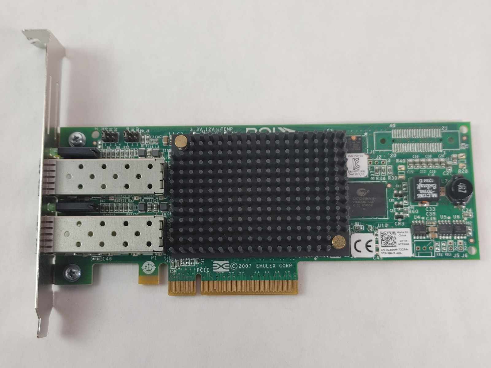 Dell C856M 8Gbps PCI Express x8 Fiber Channel SFP FC Host Bus Adapter