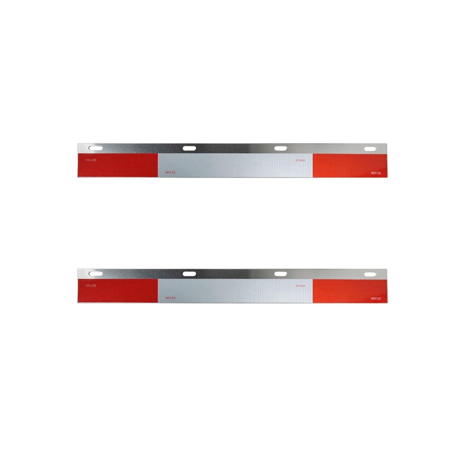 24" X 3" Mudflap Reflector Strips fits Full Size Tractor Trailer and Heavy Duty