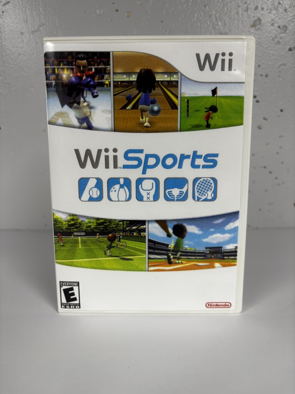 Wii Sports Replacement Custom Case - NO GAME or MANUAL