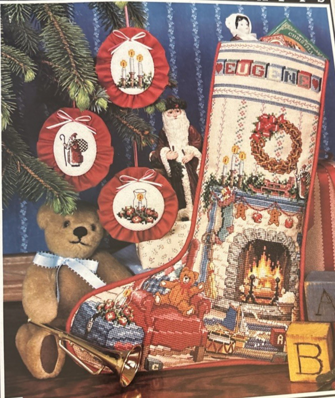 Vtg Rare Cross Stich & Country Crafts July/Aug 1986 (1)