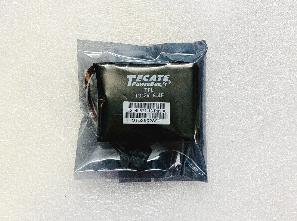 LSI 49571-13 Tecate PowerBurst TPL 13.5 V 6.4F Cache Battery BBU09 CVM02
