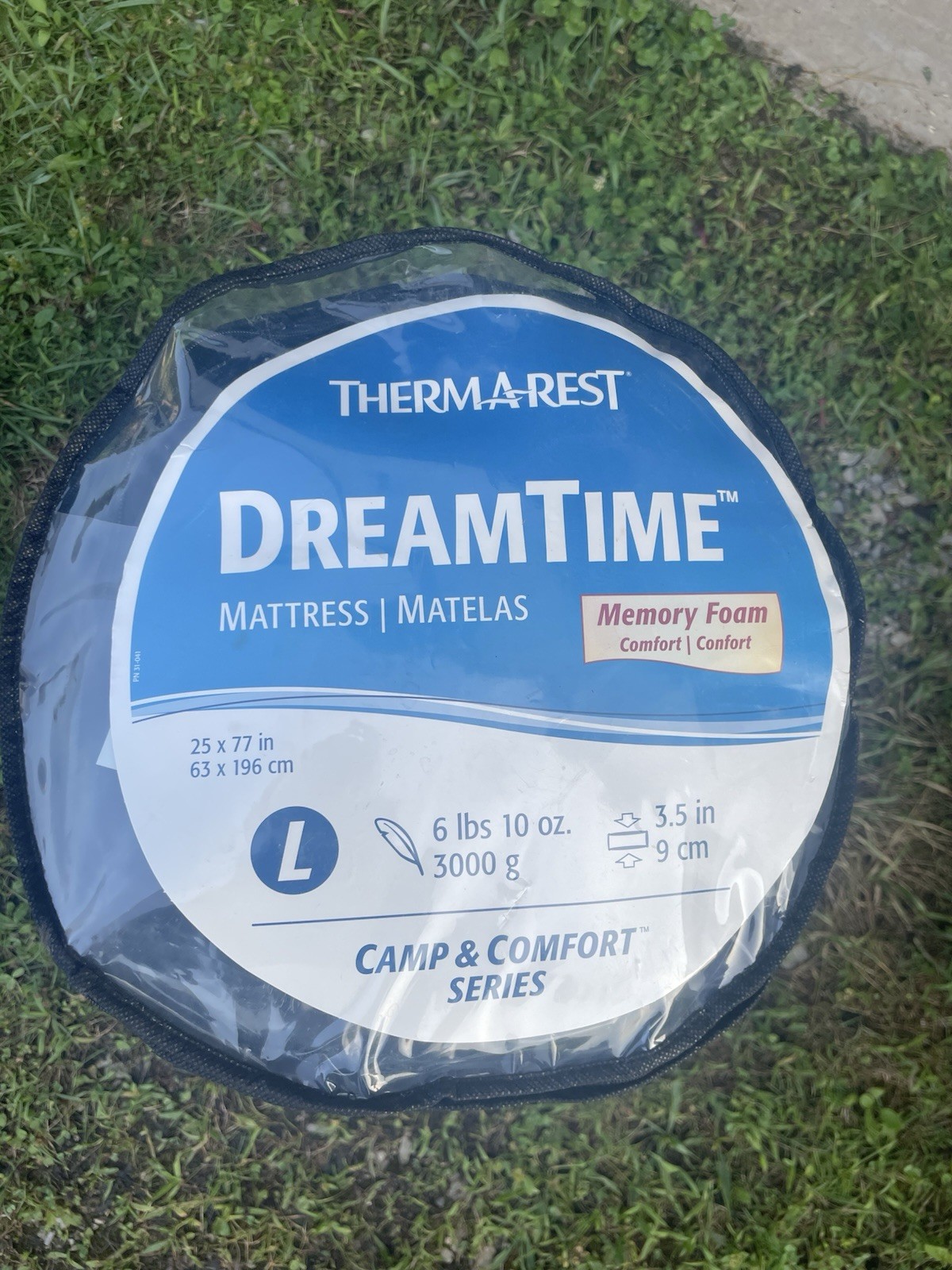 Therm-A-Rest DreamTime Big Large Sleeping Mat / Pad + Padded Cover 77x25x3.5