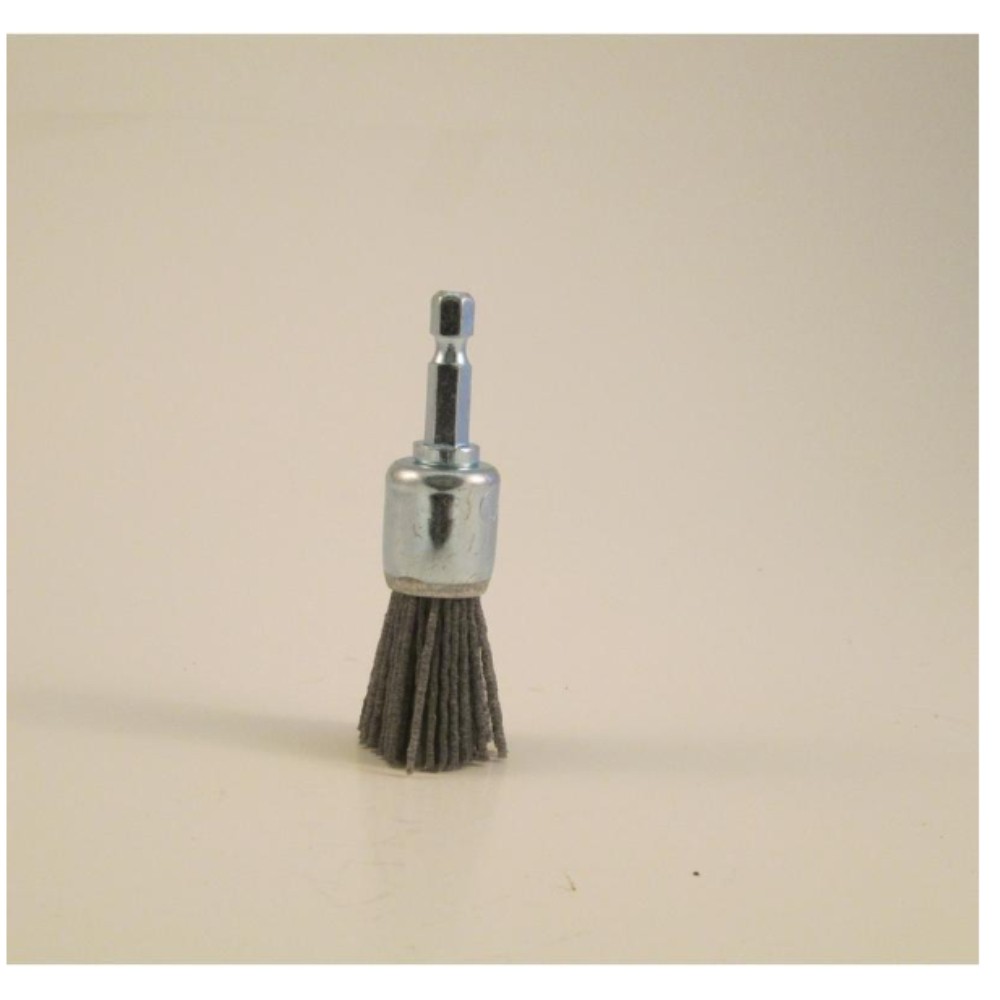 Dico 541-775-3/4 Gray 80-Grit Nylon Nyalox End Brush 3/4 Dia. in.