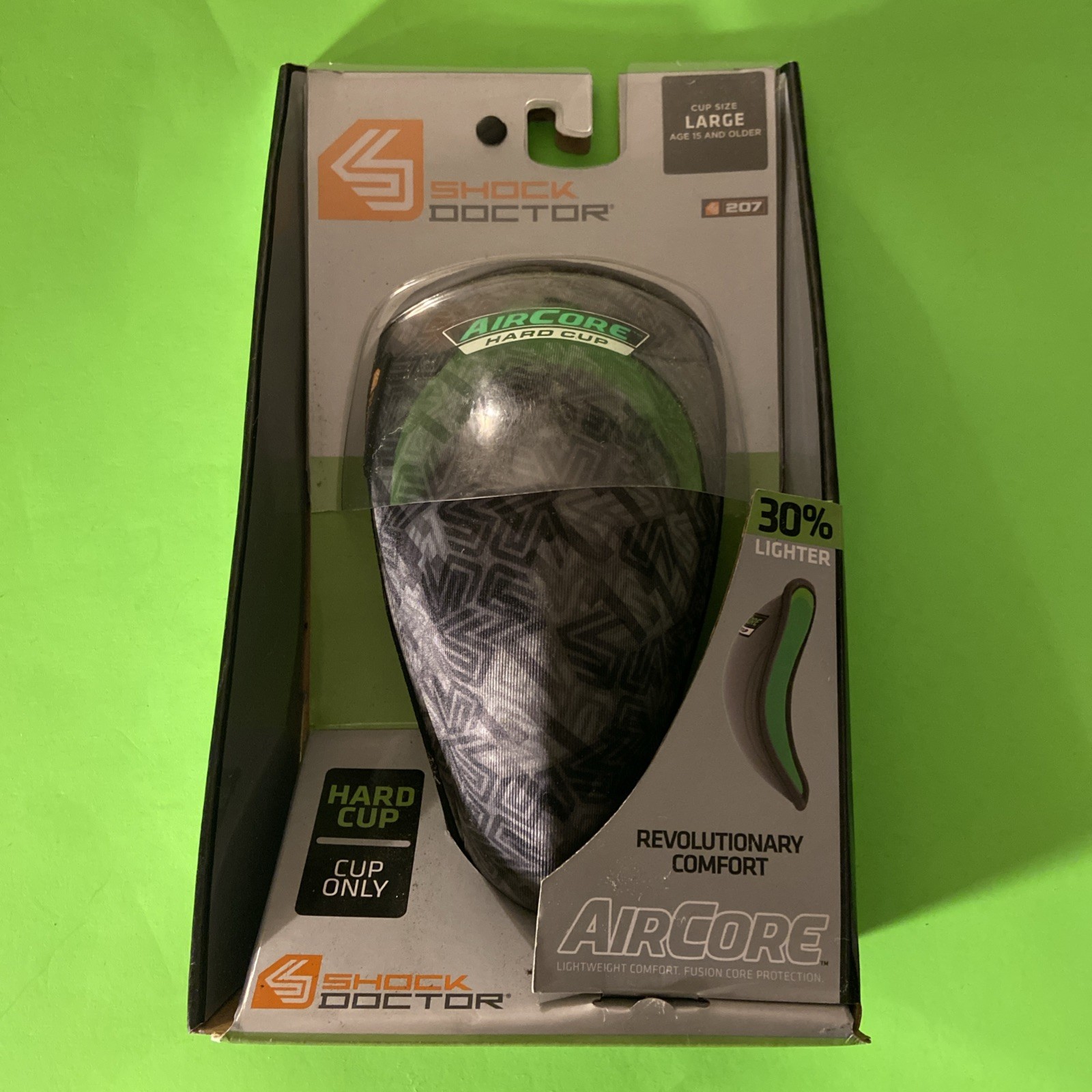 Shock Doctor Air Core Hard Cup • Black/Sd Camo • Men’s Large • New In Box
