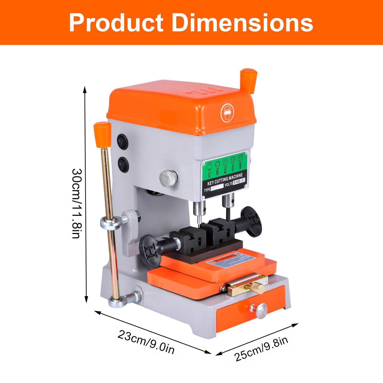 Key Cutting Duplicating Machine Cutter Car Key Copier Locksmith Tools