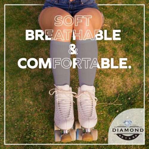 6-12-18 Pairs Men's Grey Tube Socks Over The Calf Sport Cotton Socks Big &Tall