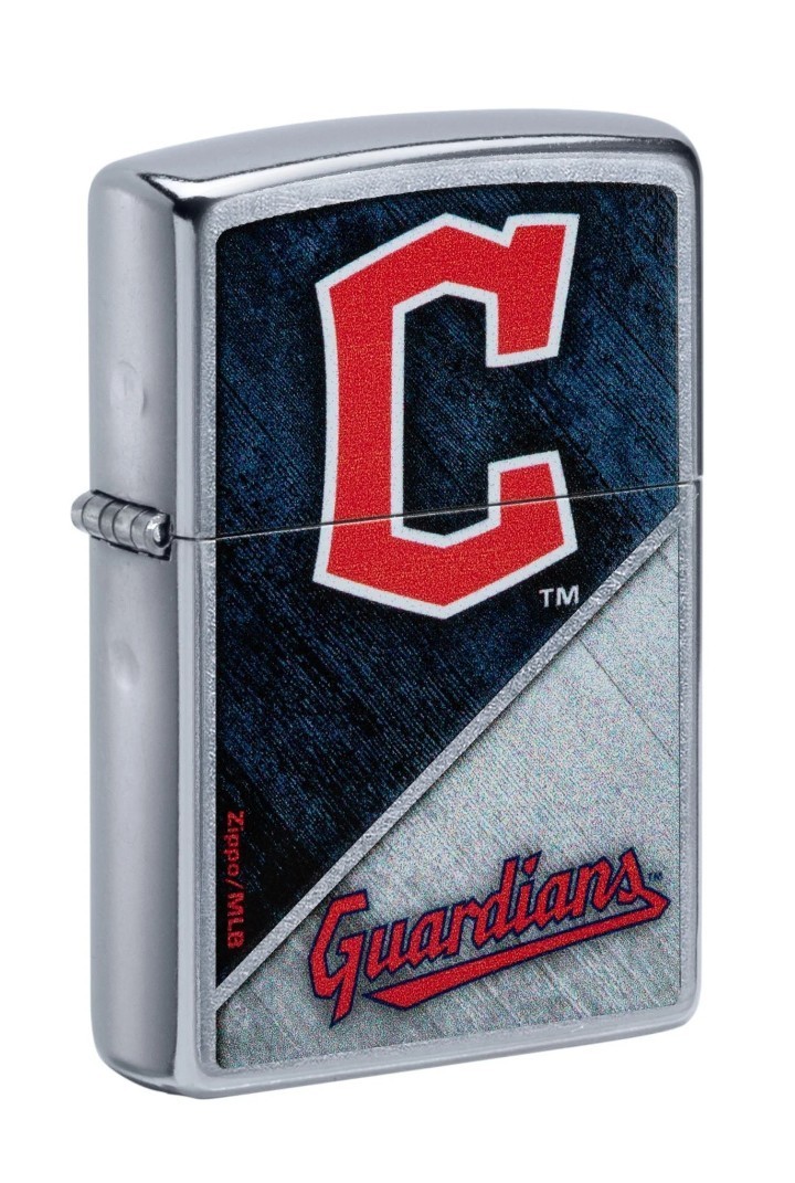Zippo Lighter MLB Cleveland Guardians Street Chrome 49729